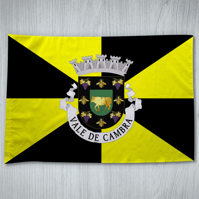 Bandeira Vale De Cambra Munic Pio Cidade Personalizei