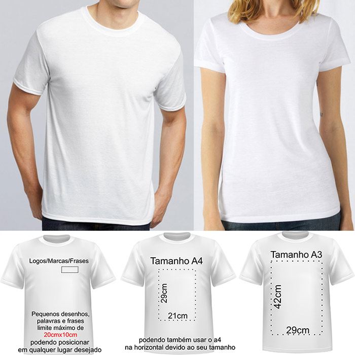 Modelos t-shirts frente e verso para o seu design fotos, imagens