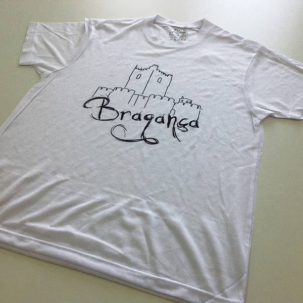 T-shirt Bragança branca