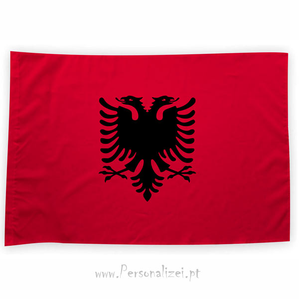 Bandeira Albânia ou personalizada 70x100cm bandeiras personalizadas em Portugal