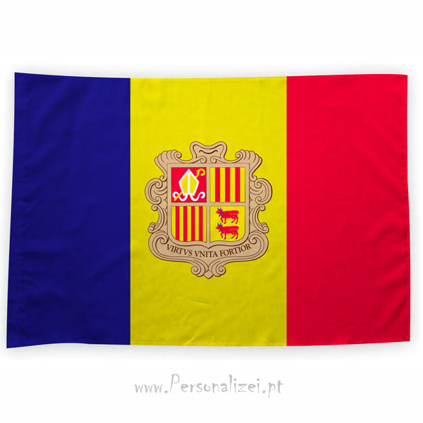 Bandeira Andorra ou personalizada 70x100cm bandeiras baratas em Portugal