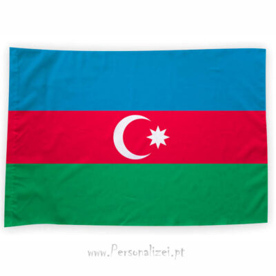 Bandeira Azerbaijão ou personalizada 70x100cm comprar bandeiras baratas