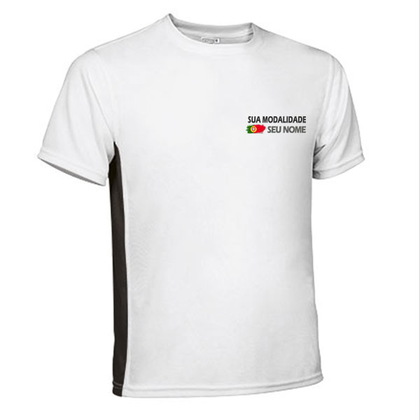 T-shirt com sua modalidade t-shirt técnica personalizada em portugal