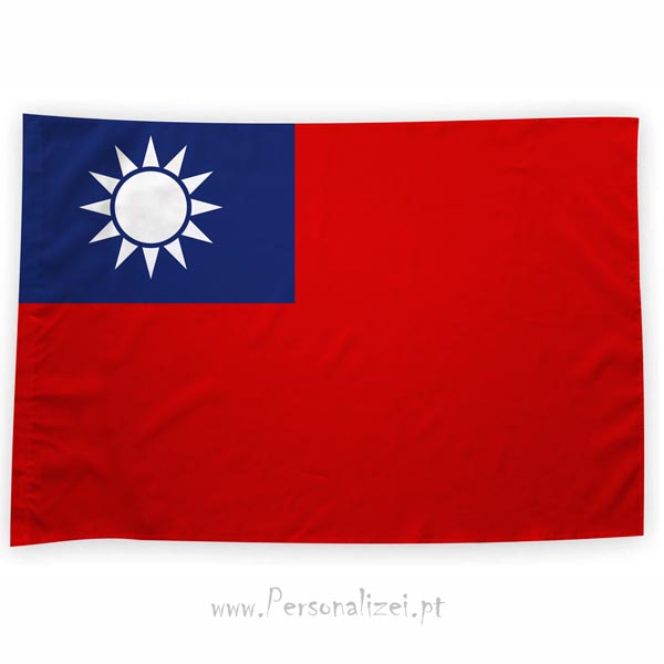 Bandeira Taiwan ou personalizada 70x100cm