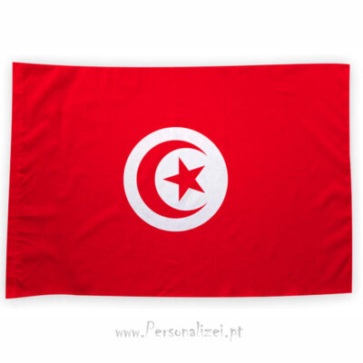 Bandeira Tunísia ou personalizada 70x100cm bandeiras africanas baratas em Portugal