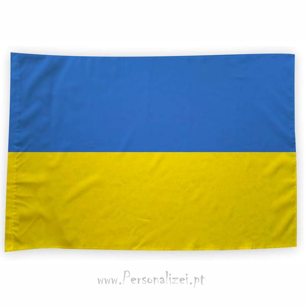 Bandeira Ucrânia ou personalizada 70x100cm bandeiras europeias baratas
