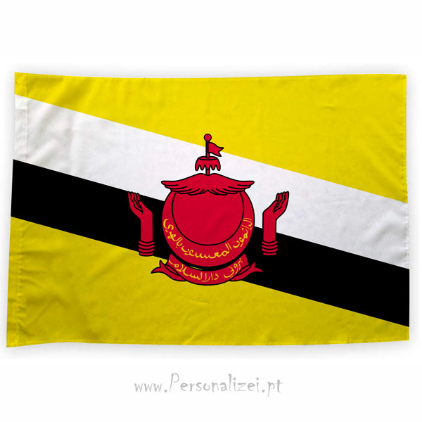 Bandeira Brunei ou personalizada 70x100cm comprar bandeiras baratas em Portugal