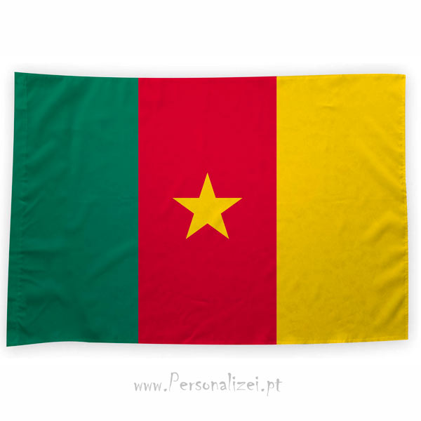 Bandeira Camarões ou personalizada 70x100cm comprar bandeiras baratas em Portugal