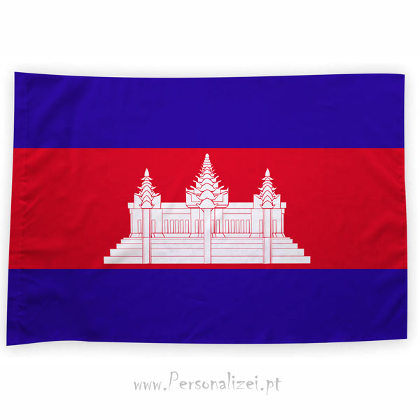 Bandeira Camboja ou personalizada 70x100cm comprar bandeiras baratas em Portugal