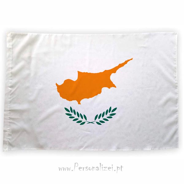 Bandeira Chipre ou personalizada 70x100cm comprar bandeiras baratas em Portugal