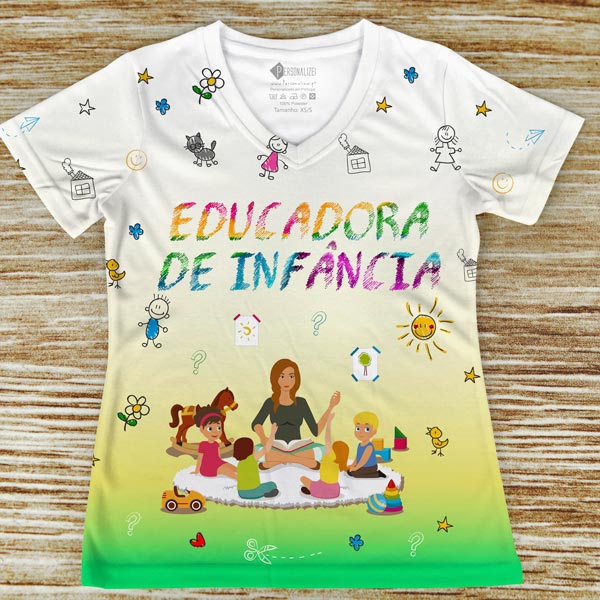 T-shirt Educadora de Infância profissão/curso comprar em portugal