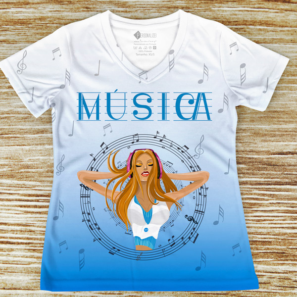 T-shirt Música profissão/curso t-shirts personalizadas