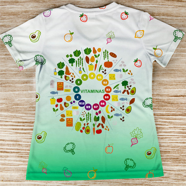 T-shirt Nutricionista profissão verde