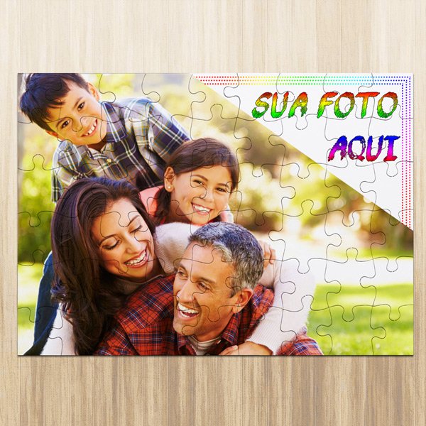 Puzzle personalizado com foto em madeira - Stikets