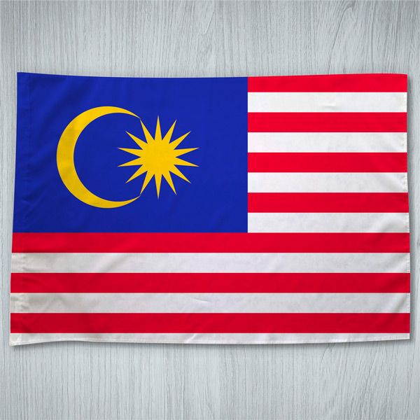 Bandeira Malásia ou personalizada com sua imagem