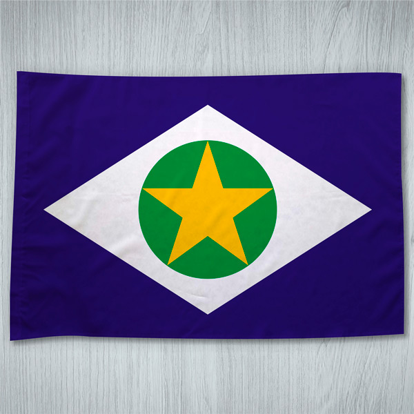 Bandeira Mato Grosso ou personalizada com sua imagem