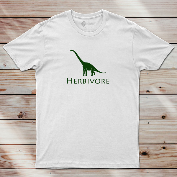 T-shirt Herbivore Dinosaur Vegan Homem/Mulher/Criança produto