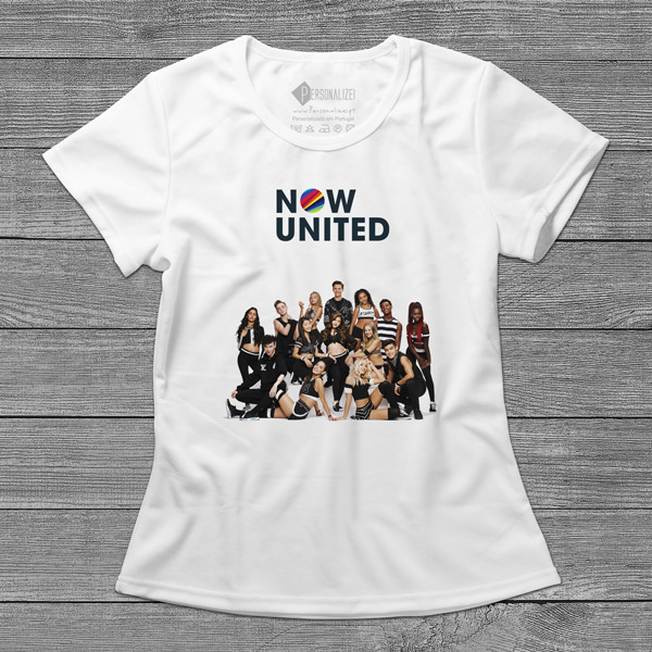 T-shirt Now United para mulher