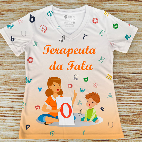 T-shirt Terapeuta da Fala profissão/curso em portugal