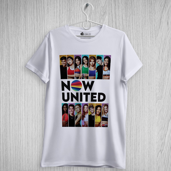 T-shirt grupo Now United comprar camiseta