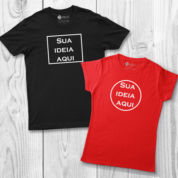 T-shirt personalizada com vinil flex - Homem Mulher e Criança comprar em portugal