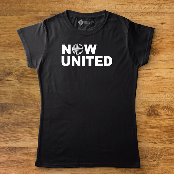T-shirt Logo Now United para toda a família camisetas