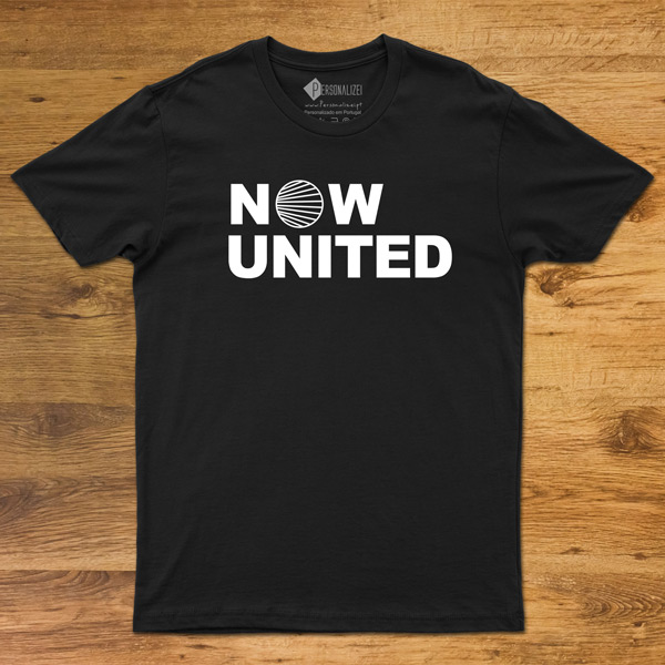 T-shirt Logo Now United para toda a família Personalizei