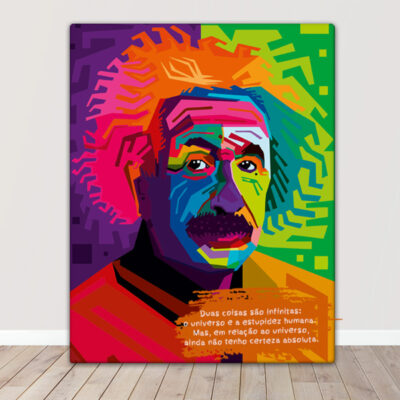 Albert Einstein Quadro/Tela personalizado para presente