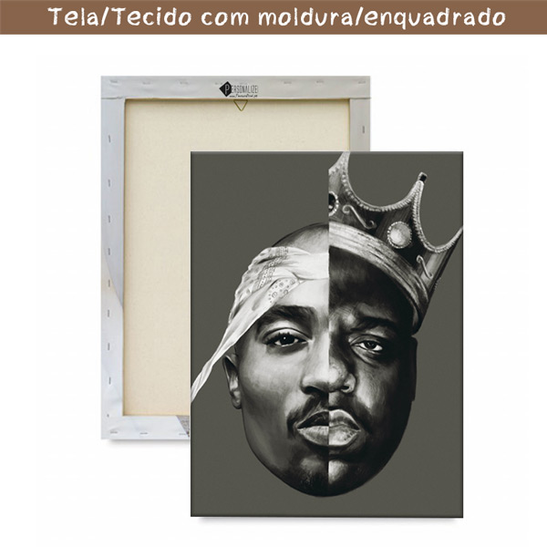 Tupac Shakur e Notorious B.I.G. Quadro/Tela comprar