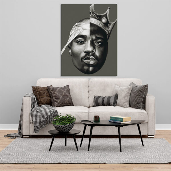 Tupac Shakur e Notorious B.I.G. Quadro/Tela