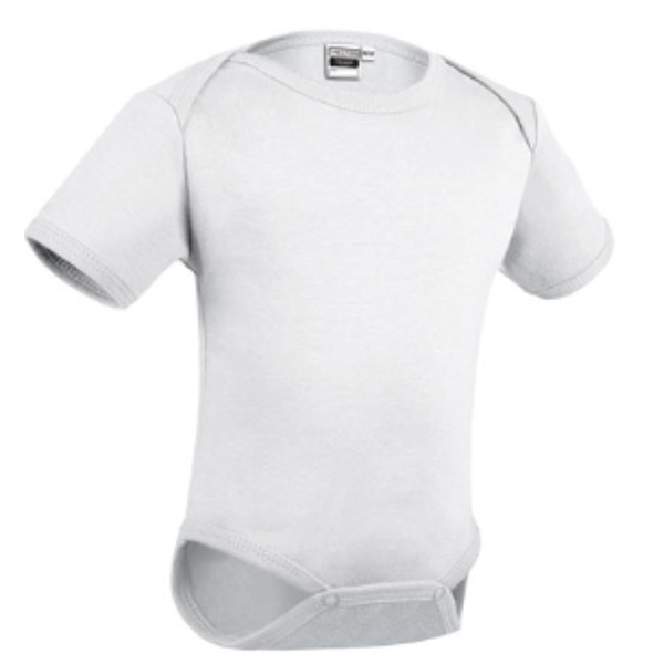 Boby bebé 100% algodão manga curta 210g até 24 meses branco