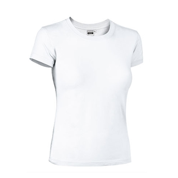 T-shirt para senhora 100% algodão 160g ring-spun feminina