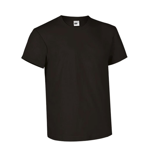 T-shirt 100% algodão 190g ring-spun Unisex Adulto preta