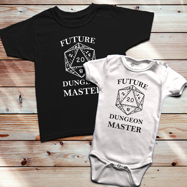 Future Dungeon Master Body bebé e t-shirt camiseta