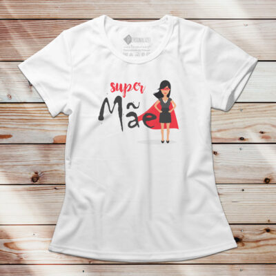 T-shirt Super Mãe
