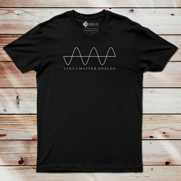 T-shirt Analog Signal Vinyl Dj technics comprar em Portugal
