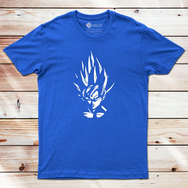 T-shirt Son Goku Super Saiyajin Blue - Personalizei