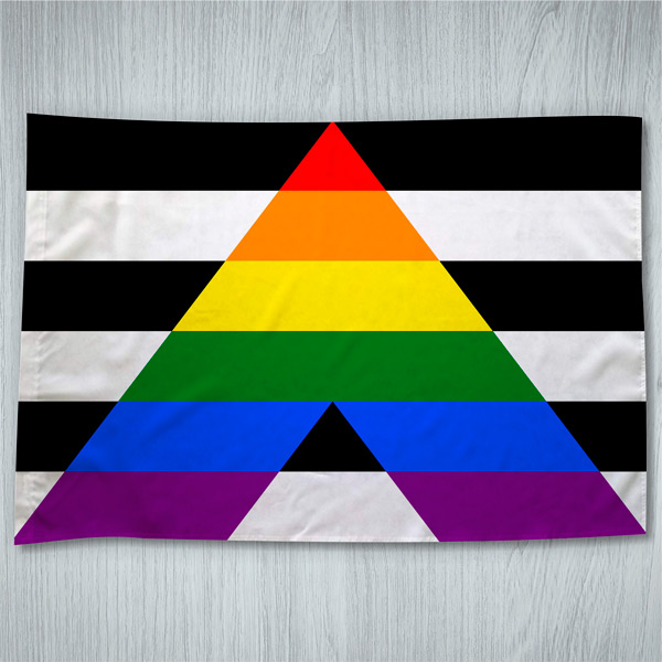 Bandeira Orgulho Aliado LGBTQIA+70x100cm comprar LGBT