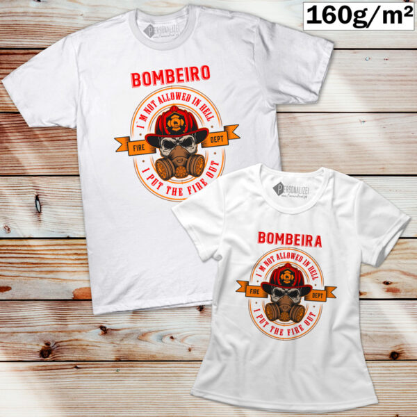 T-shirt Bombeiro(a)