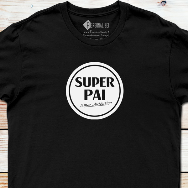 T-shirt Super Pai Super Bock Amor Autêntico