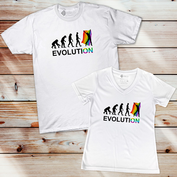 T-shirt LGBT Pride Evolution comprar
