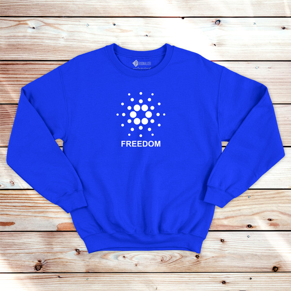 Cardano Freedom Sweatshirt unisex ADA comprar em Portugal