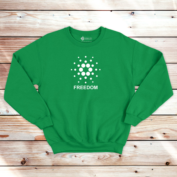 Cardano Freedom Sweatshirt unisex ADA verde
