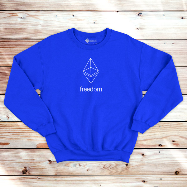 Ethereum Freedom Sweatshirt unisex ETH comprar em Portugal