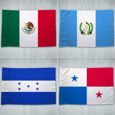 Bandeiras de Países da América Central
