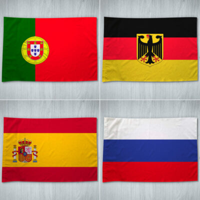 Bandeiras de Países Europeus