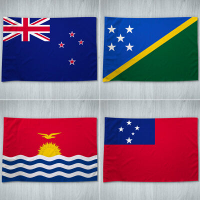 Bandeiras de Países da Oceania