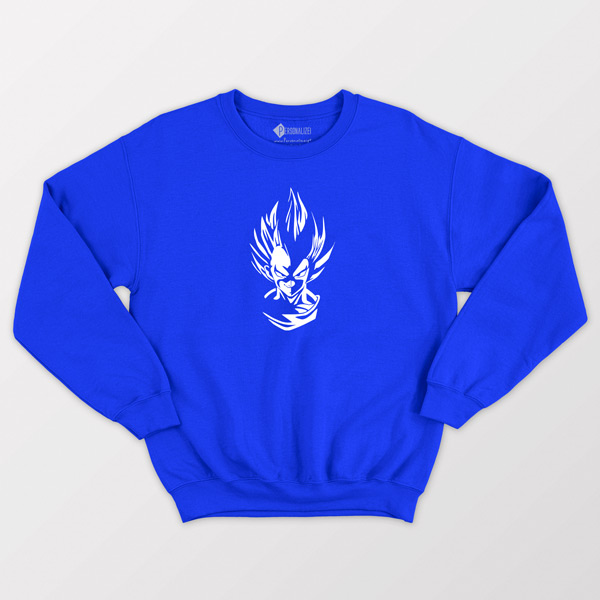 Sweatshirt Vegeta Dragon Ball Z azul