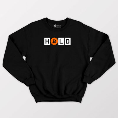 HOLD Bitcoin Sweatshirt preço preto