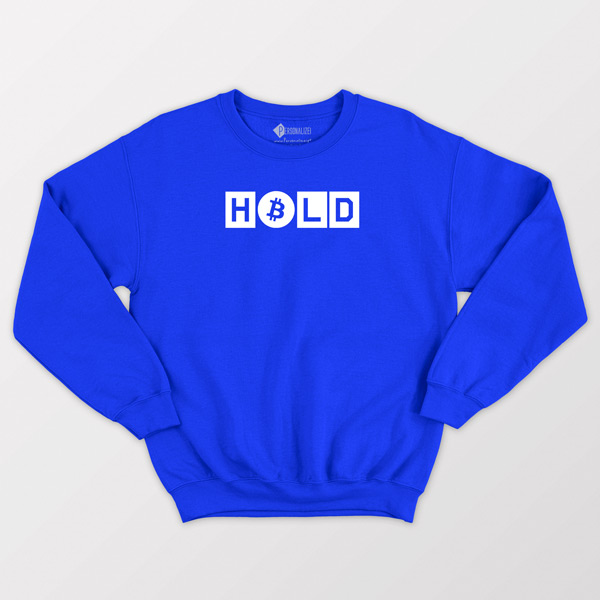 HOLD Bitcoin Sweatshirt moletom de frio